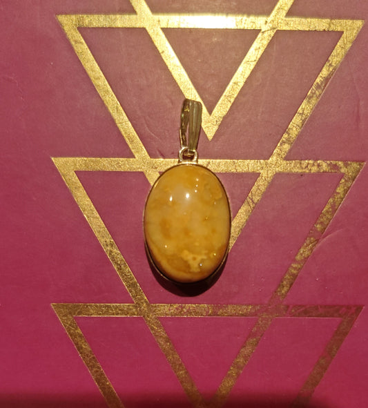 Bozeman Jasper with Bird Design - 18x13 Cab, Silver Setting