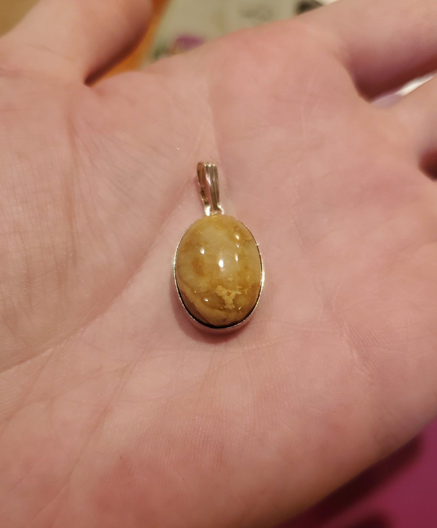 Bozeman Jasper with Bird Design - 18x13 Cab, Silver Setting