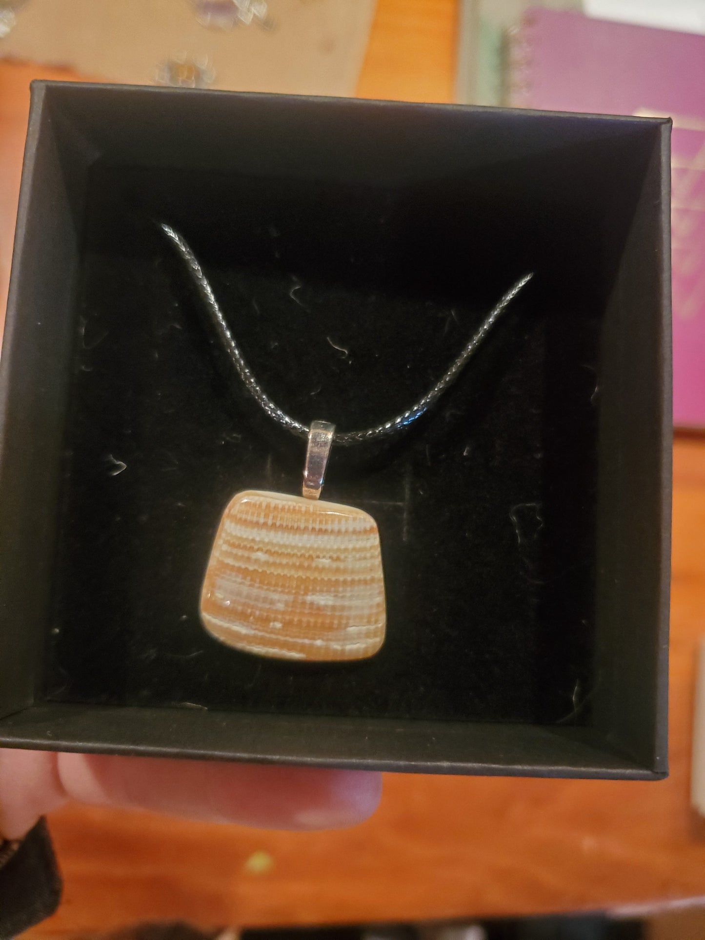Outer Banks Orange Shell Necklace