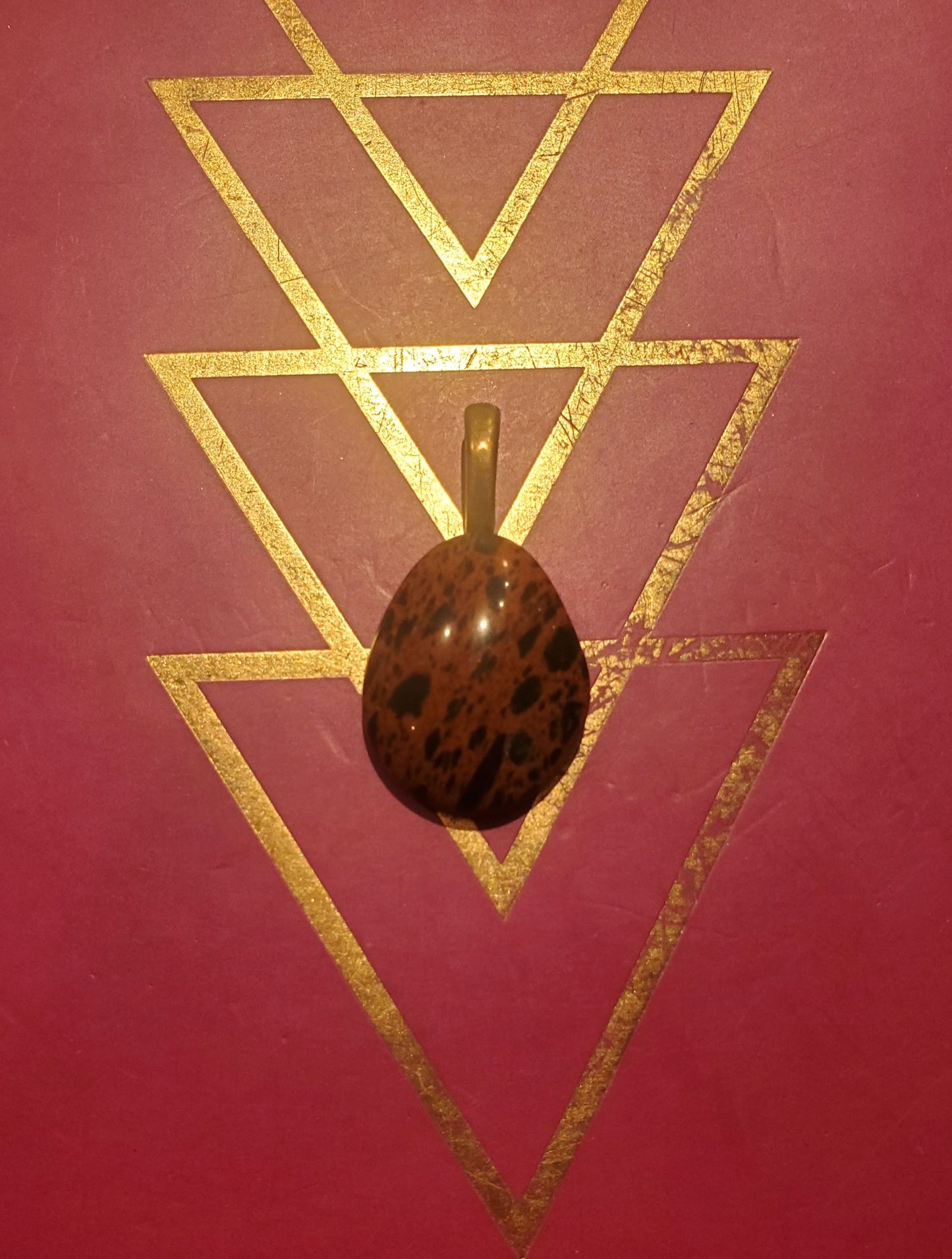 Mahogany Obsidian Pendant