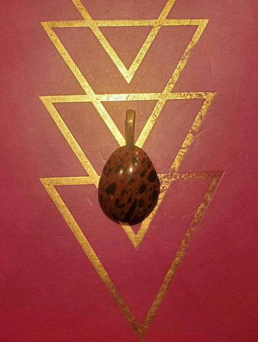 Mahogany Obsidian Pendant