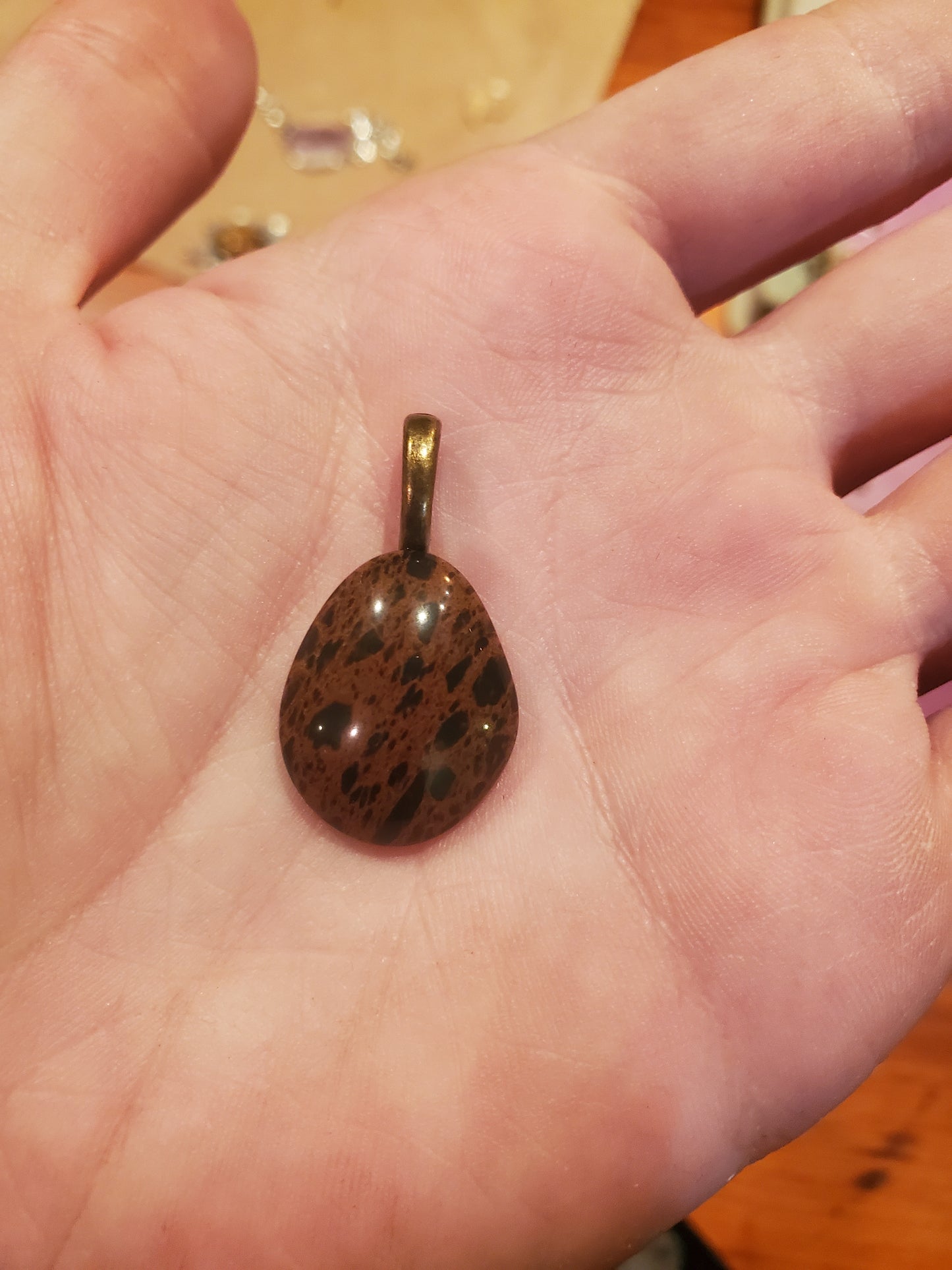 Mahogany Obsidian Pendant