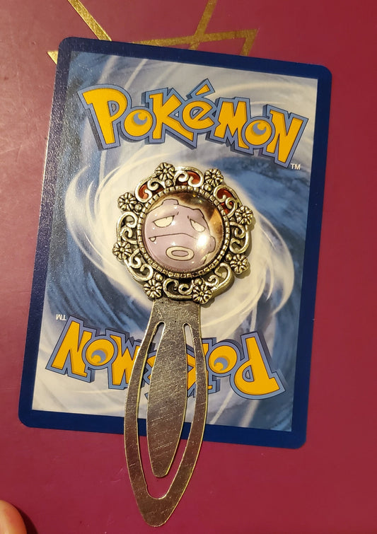 Weezing Tab Bookmark - 25mm Round Video Game Jewelry Accessory