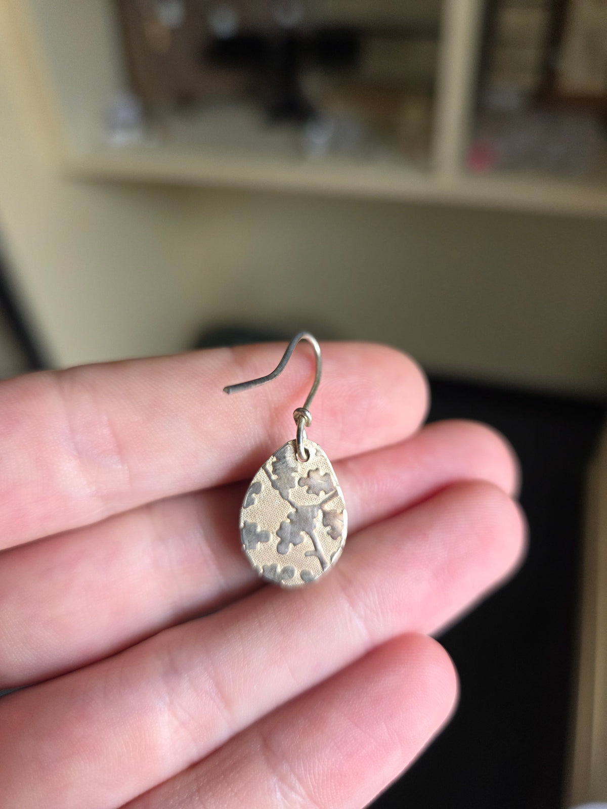 Gemmy Amethyst Earrings - Sterling Silver Smithed