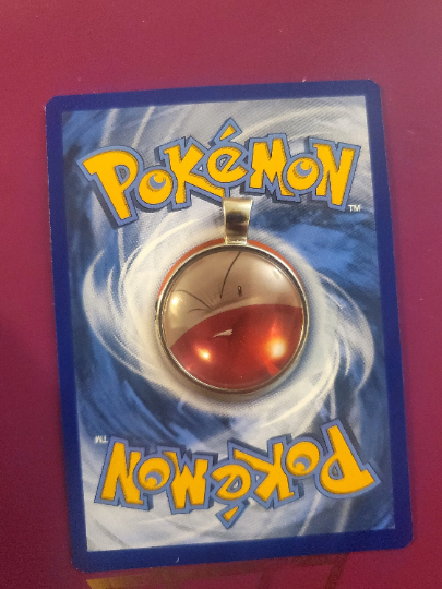 Electrode Pendant or Keychain - 25mm Round Video Game Jewelry Accessory