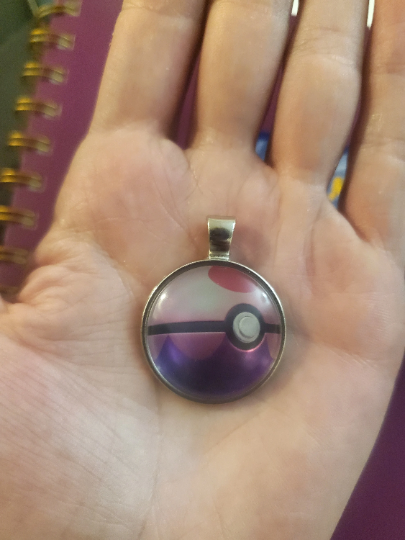 Dream Ball Pendant or Keychain - 25mm Round Video Game Jewelry Accessory